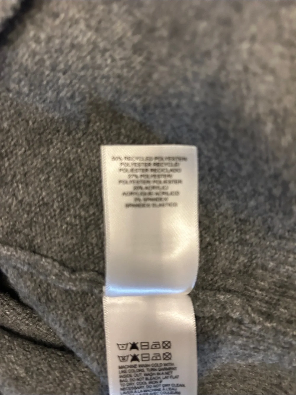 Lucky Brand Heather Gray Short Sleeve Knit Sweater - Women’s Size L - Picture 4 of 5